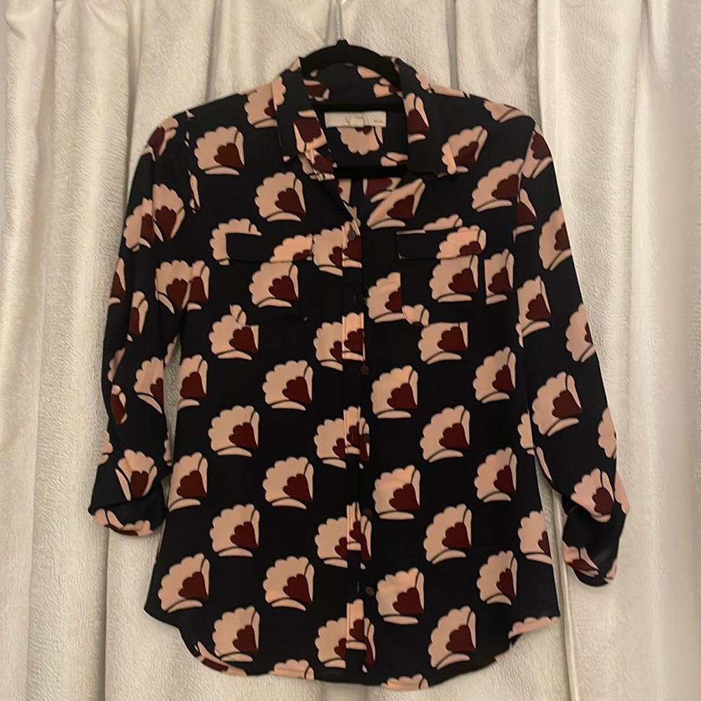 Loft floral blouse